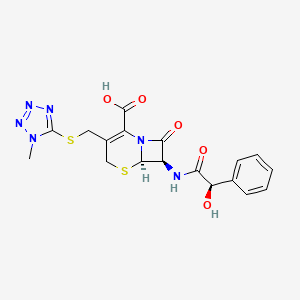 molecular formula C18H18N6O5S2 B1668816 Cefamandole CAS No. 34444-01-4