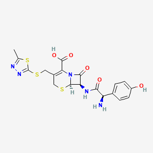 molecular formula C19H19N5O5S3 B1668818 头孢帕罗 CAS No. 51627-20-4
