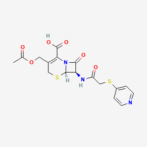 molecular formula C17H17N3O6S2 B1668819 Cephapirin CAS No. 21593-23-7