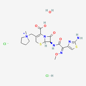 molecular formula C19H28Cl2N6O6S2 B1668829 Maxipime CAS No. 123171-59-5