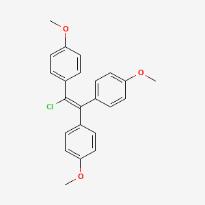 molecular formula C23H21ClO3 B1668837 Chlorotrianisene CAS No. 569-57-3