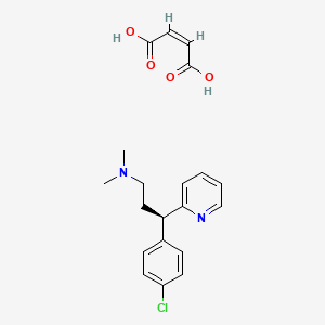 B1668843 (-)-Chlorpheniramine maleate CAS No. 23095-76-3