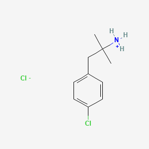 molecular formula C10H15Cl2N B1668848 Chlorphentermine hydrochloride CAS No. 151-06-4