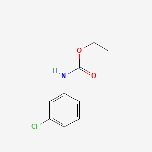 molecular formula C10H12ClNO2 B1668850 Chlorpropham CAS No. 101-21-3