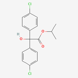 molecular formula C17H16Cl2O3 B1668851 Chloropropylate CAS No. 5836-10-2