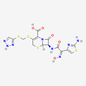 molecular formula C15H14N8O5S4 B1668855 Cefmatilen CAS No. 140128-74-1