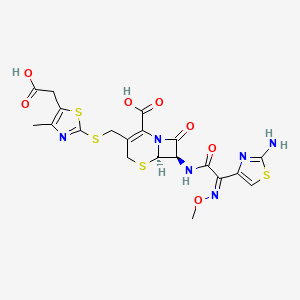 molecular formula C20H20N6O7S4 B1668858 Cefodizime CAS No. 69739-16-8