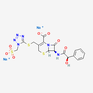 molecular formula C18H16N6Na2O8S3 B1668859 Cefonicid sodium CAS No. 61270-78-8