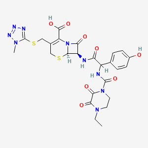 molecular formula C25H27N9O8S2 B1668861 头孢哌酮 CAS No. 62893-19-0