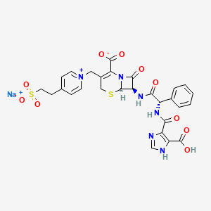 molecular formula C28H25N6NaO10S2 B1668869 Cefpimizole Sodium CAS No. 85287-61-2