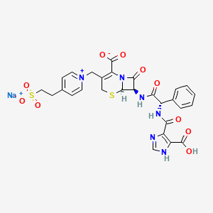 molecular formula C28H25N6NaO10S2 B1668869 Cefpimizole sodium CAS No. 85287-61-2