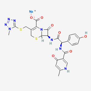molecular formula C25H23N8NaO7S2 B1668870 Cefpiramide sodium CAS No. 74849-93-7