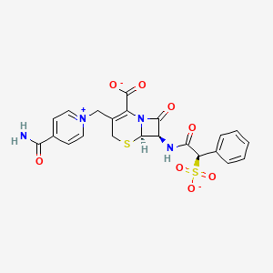 molecular formula C22H19N4NaO8S2 B1668878 Cefsulodin sodium CAS No. 52152-93-9