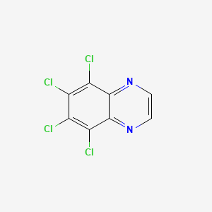 molecular formula C8H2Cl4N2 B1668879 Chlorquinox CAS No. 3495-42-9