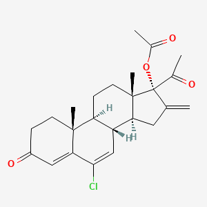 molecular formula C24H29ClO4 B1668882 Agelin CAS No. 6799-23-1