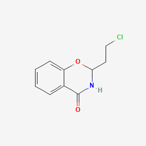 molecular formula C10H10ClNO2 B1668886 Chlorthenoxazine CAS No. 132-89-8
