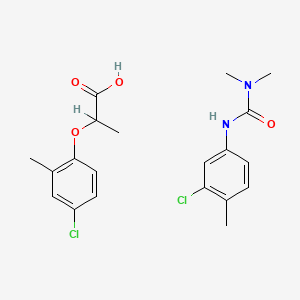 molecular formula C20H24Cl2N2O4 B1668889 Lumeton forte CAS No. 37341-10-9