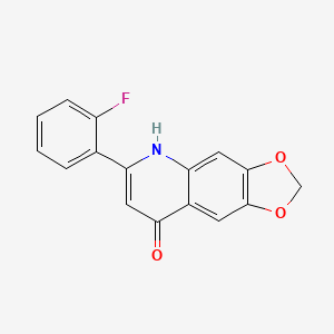 molecular formula C16H10FNO3 B1668891 CHM-1 CAS No. 154554-41-3