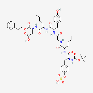 molecular formula C49H66N6O16S B1668895 Cholecystokinin-J CAS No. 144396-38-3