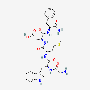 molecular formula C31H39N7O7S B1668896 Cholecystokinin pentapeptide CAS No. 18917-24-3