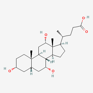 molecular formula C24H40O5 B1668900 胆酸 CAS No. 81-25-4