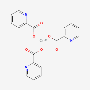 molecular formula C18H12CrN3O6 B1668905 Chromium tripicolinate CAS No. 14639-25-9