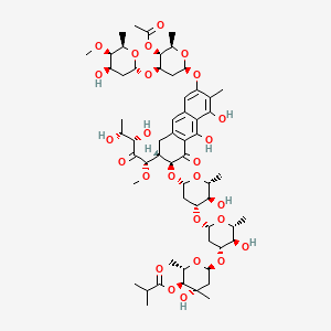 molecular formula C59H86O26 B1668907 Aburamycin A CAS No. 6992-70-7