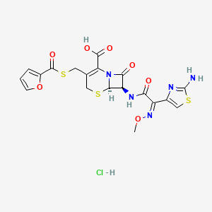 molecular formula C19H18ClN5O7S3 B1668911 Ceftiofur hydrochloride CAS No. 103980-44-5