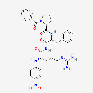 molecular formula C33H38N8O6 B1668913 Chromozym PK CAS No. 58840-30-5