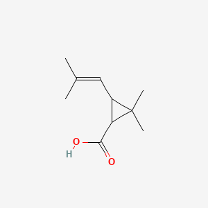 molecular formula C10H16O2 B1668916 Chrysanthemic Acid CAS No. 10453-89-1