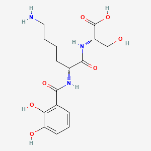 molecular formula C16H23N3O7 B1668919 Chrysobactin CAS No. 120124-51-8