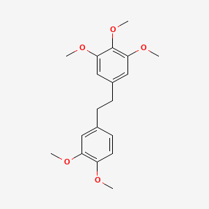 molecular formula C19H24O5 B1668920 Chrysotobibenzyl CAS No. 108853-09-4