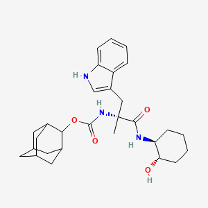 molecular formula C29H39N3O4 B1668927 Unii-6ryq64Z587 CAS No. 156672-01-4