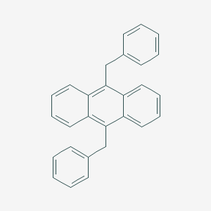 molecular formula C28H22 B166893 9,10-Dibenzylanthracene CAS No. 3613-42-1