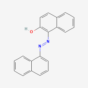 molecular formula C20H14N2O B1668931 1-(1-萘偶氮)-2-萘酚 CAS No. 2653-64-7