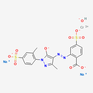 molecular formula C18H13CrN4Na3O9S2+3 B1668933 Acid Yellow 54 CAS No. 10127-05-6
