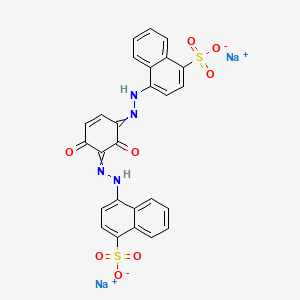 molecular formula C26H16N4Na2O8S2 B1668934 Acid Brown 14 CAS No. 5850-16-8