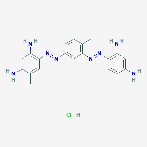 molecular formula C21H26Cl2N8 B1668935 Bismark Brown R CAS No. 5421-66-9