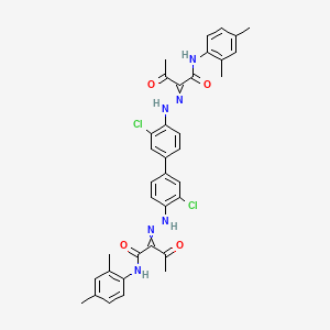 molecular formula C36H34Cl2N6O4 B1668936 Diarylide Yellow CAS No. 5102-83-0