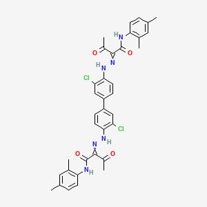 molecular formula C36H34Cl2N6O4 B1668936 C.I. Pigment Yellow 13 CAS No. 5102-83-0