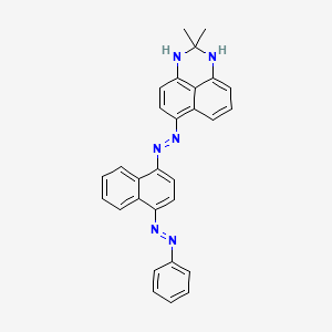 molecular formula C29H24N6 B1668938 Sudan black B CAS No. 4197-25-5