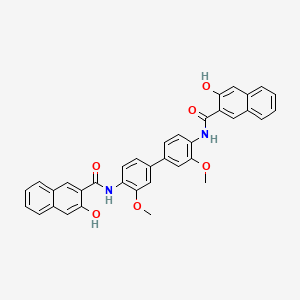 molecular formula C36H28N2O6 B1668944 Naphthol AS-BR CAS No. 91-92-9