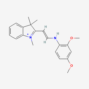 molecular formula C21H25ClN2O2 B1668945 Basic Yellow 11 CAS No. 4208-80-4
