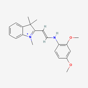 molecular formula C21H26ClN2O2 B1668945 Basic Yellow 11 CAS No. 4208-80-4