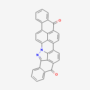 molecular formula C31H16N2O2 B1668953 Anthra[2,1,9-mna]benz[6,7]indazolo[2,3,4-fgh]acridine-5,10-dione CAS No. 6247-39-8