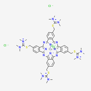 molecular formula C56H70Cl4CuN16S4 B1668956 Alcian blue 8gx CAS No. 33864-99-2
