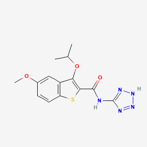molecular formula C14H15N5O3S B1668963 CI-959 free acid CAS No. 104795-66-6