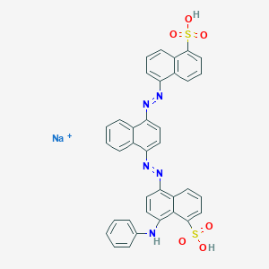 molecular formula C36H23N5Na2O6S2 B1668969 酸性黑24 CAS No. 3071-73-6