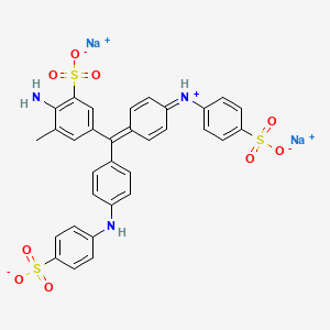 molecular formula C32H25N3Na2O9S3 B1668970 苯胺蓝 CAS No. 28631-66-5