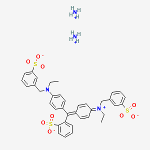 molecular formula C37H42N4O9S3 B1668971 C.I. Acid Blue 9 CAS No. 2650-18-2